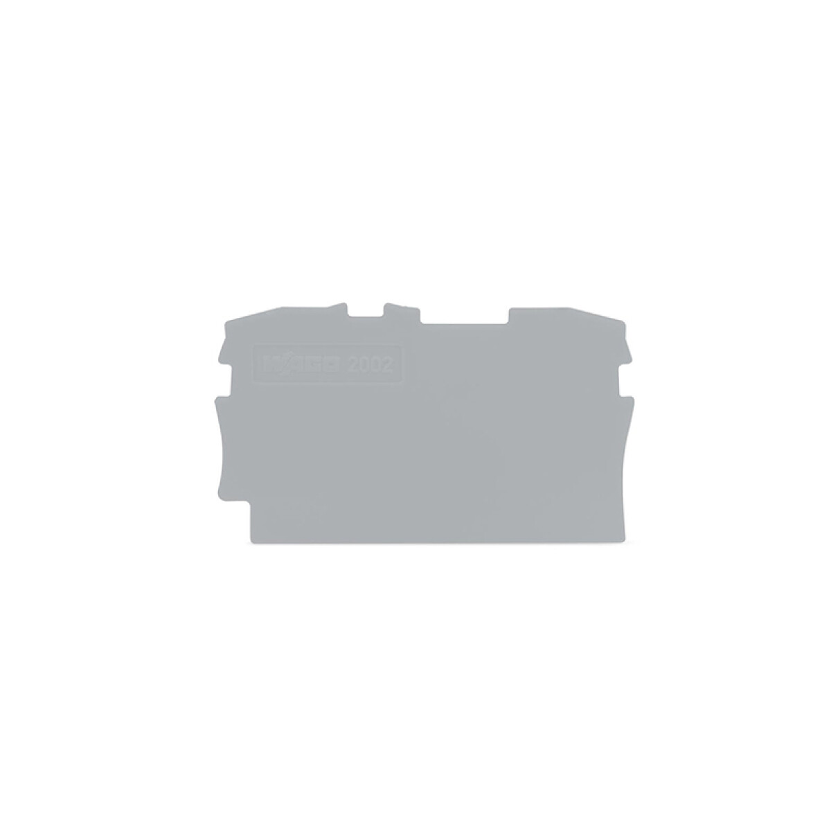Tapa Borne serie 2002 de 2,5mm², color gris - WG0301 