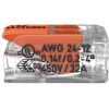 CONECTOR/EMPALME RAPIDO WAGO 221/412 - 0,5 A 4MM2 - 2 CONEX CONECTOR/EMPALME RAPIDO WAGO 221/412 - 0,5 A 4MM2 - 2 CONEX