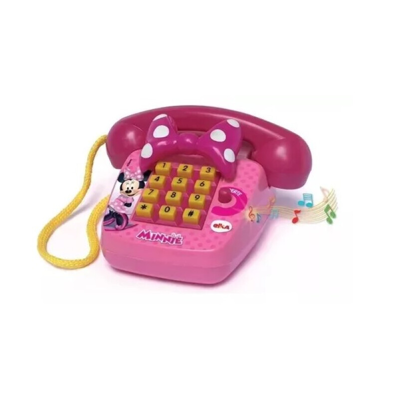 Teléfono De Juguete Elka Minnie Con Sonidos Teléfono De Juguete Elka Minnie Con Sonidos