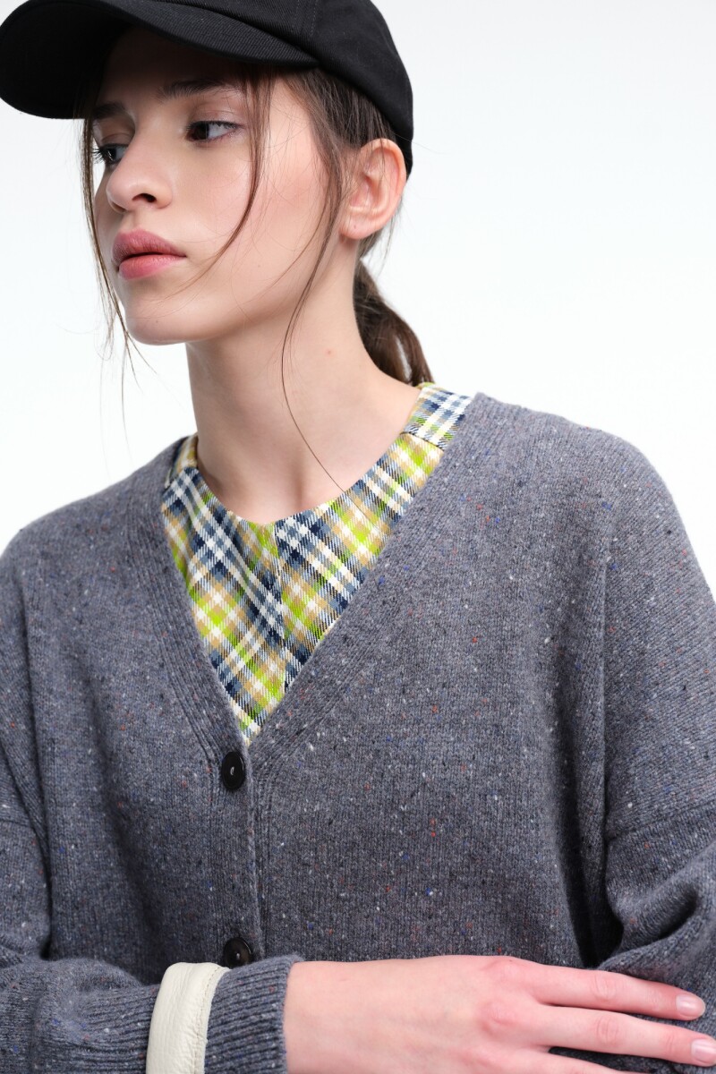 CARDIGAN V Gris