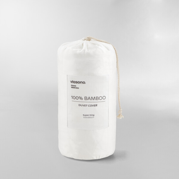 FUNDA DE DUVET ORGANIC BAMBOO Blanco - SUPER KING