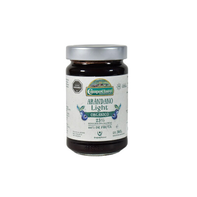 MERMELADA LIGTH ARANDANOS CAMPOCLARO 360G Mermelada Ligth Arandanos 360g
