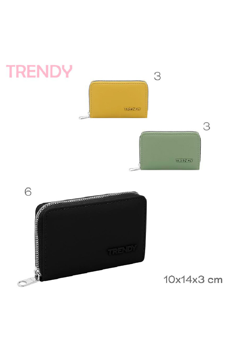 Billetera Trendy Negro