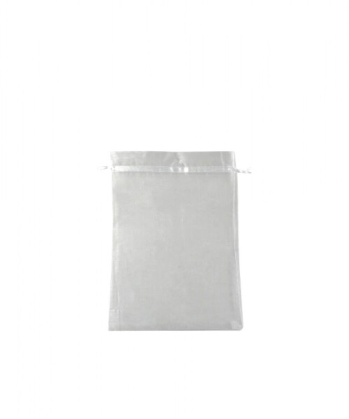 Bolsa organza 9x15 cm. BLANCO