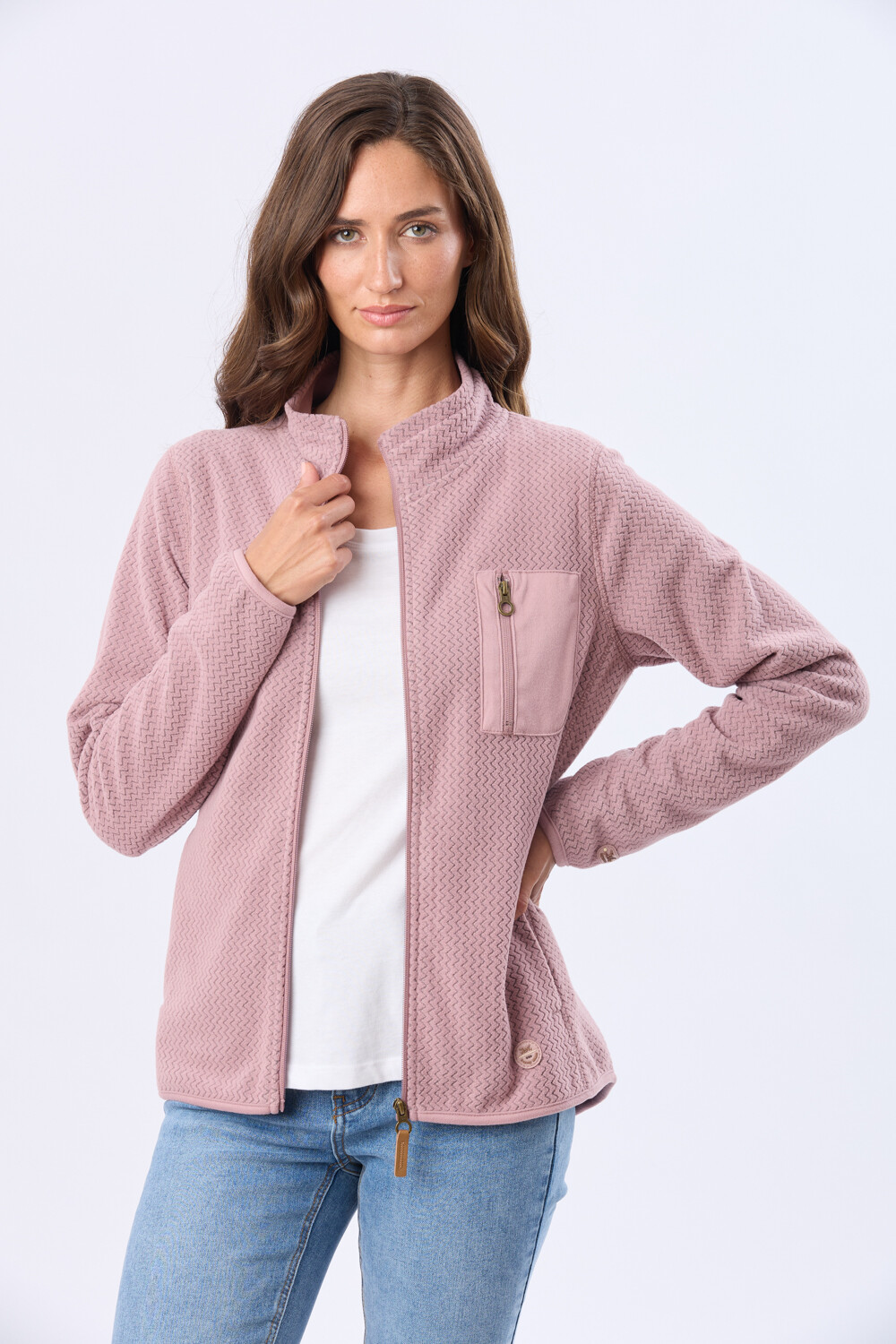 CAMPERA DE MICROPOLAR Rosa