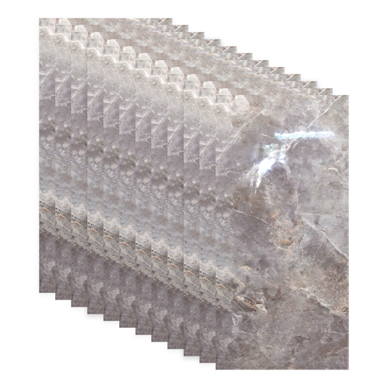 Set x12 placas autoadhesivas 30cm x 60cm x 2.2mm MARMOL GRIS