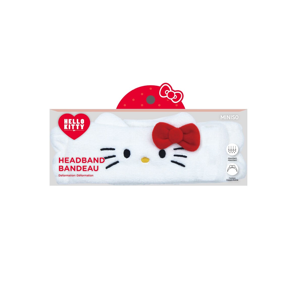 Vincha maquillaje Sanrio - kitty 