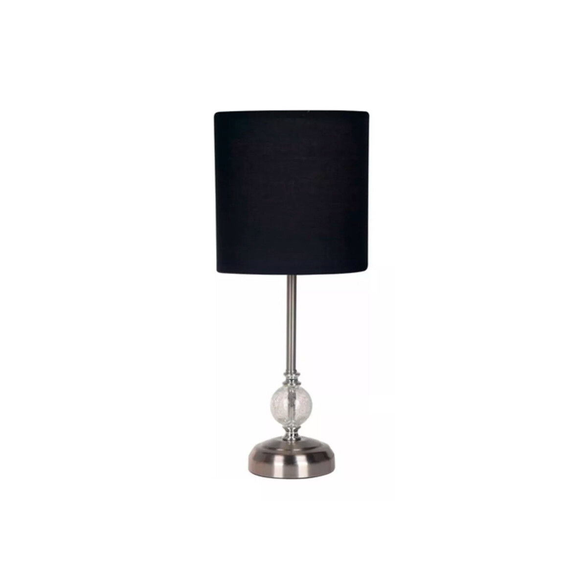 Lámpara De Mesa Firenze Negra Just Home Collection 