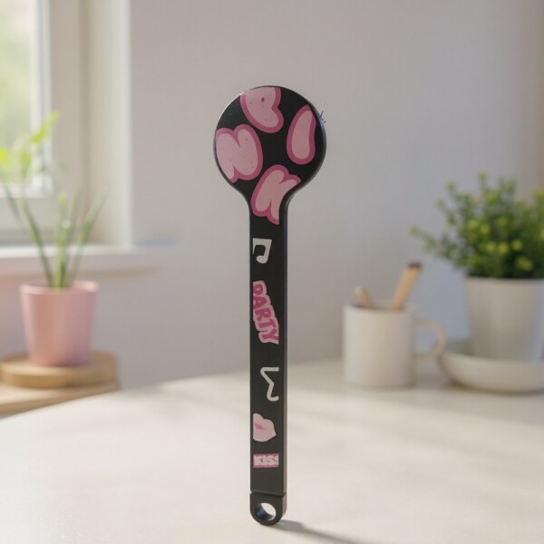 Cepillo de baño pink party negro