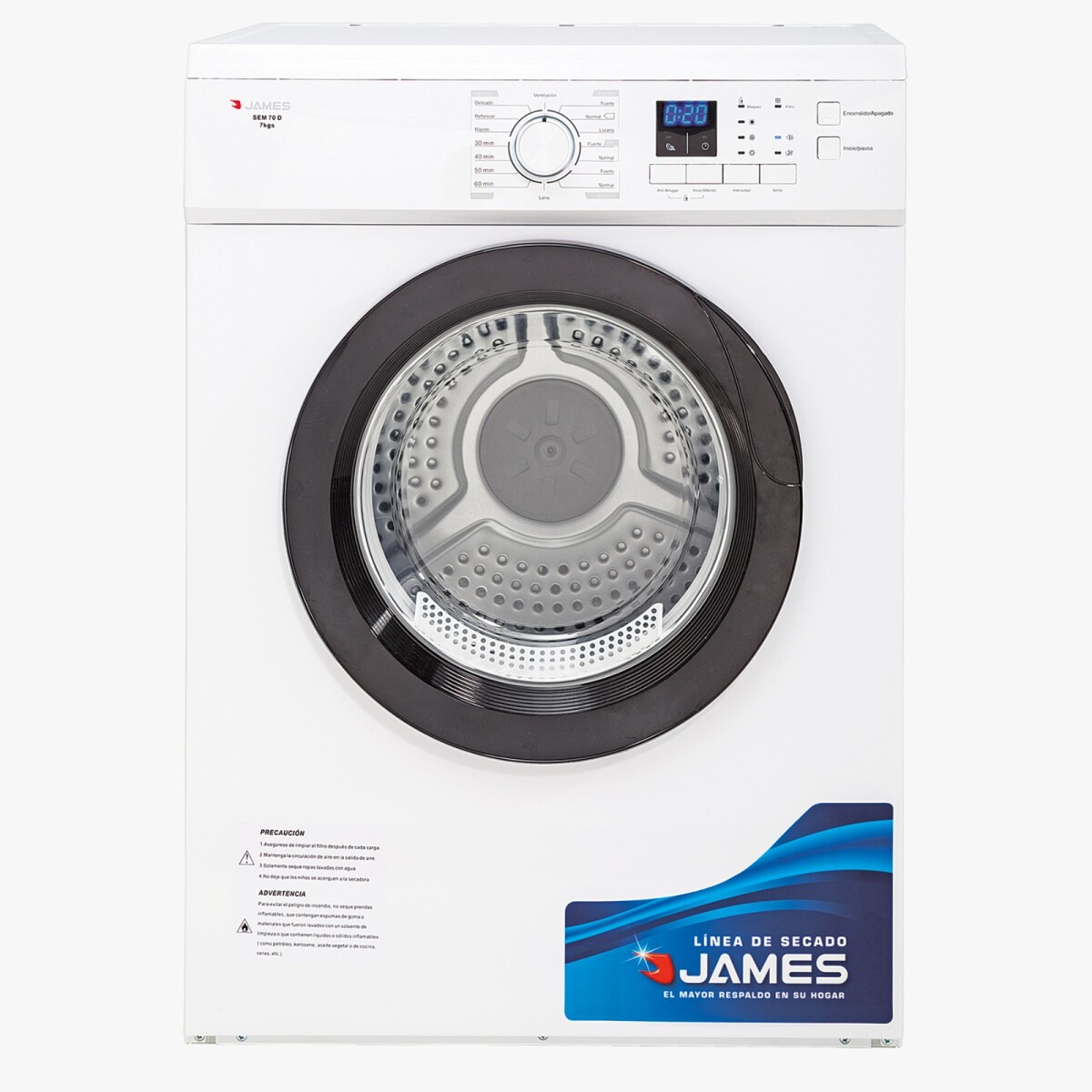 SECARROPAS JAMES SEM 70 D 7KG 