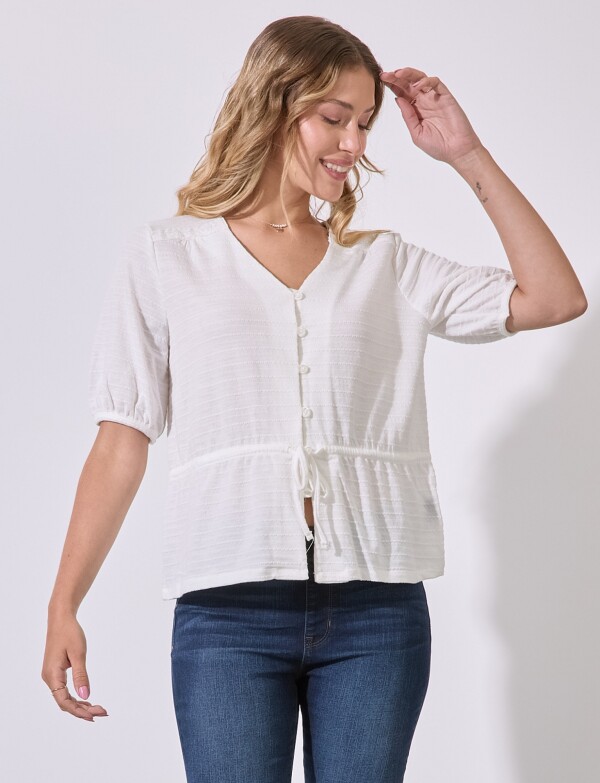 Blusa Algodon CRUDO