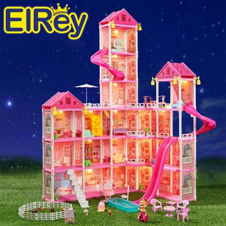 Casa Muñecas Juguete Dream House Armable Compl 364p Jug022110