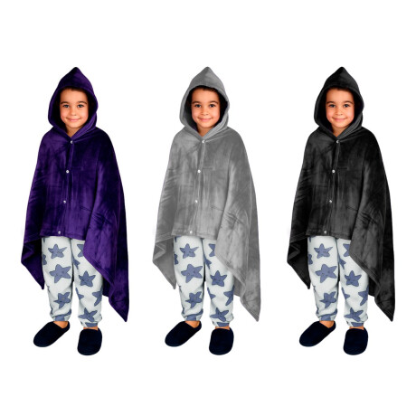 Manta polar con capucha infantil Manta polar con capucha infantil