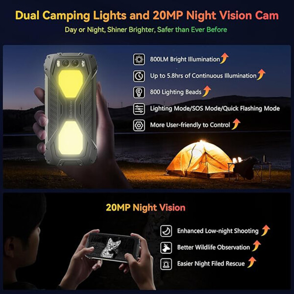 Blackview Bv7300 18gb/256gb 4g + Regalo AMARILLO