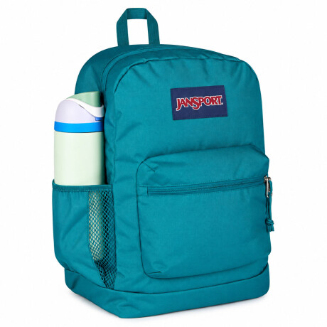 Mochila Escolar p/ Laptop Jansport Cross Town Plus Original Emerald Pool
