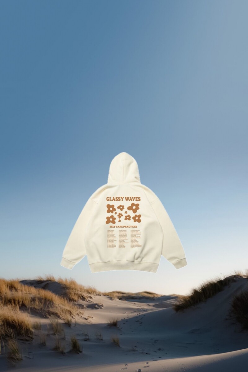 HOODIE SELF CARE / Marrón U