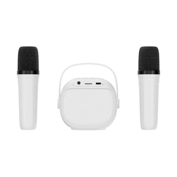 Parlante karaoke blanco