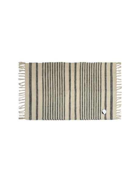 ALFOMBRA C/FLECOS 69X114CM LÍNEAS ALFOMBRA C/FLECOS 69X114CM LÍNEAS
