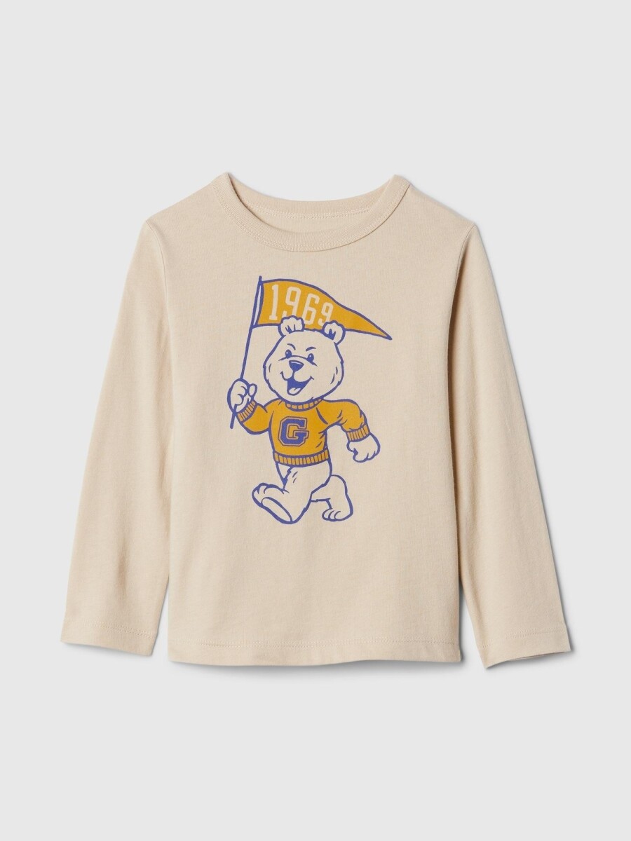 Remera Gráfico Manga Larga Toddler Niño - Bedrock 291 