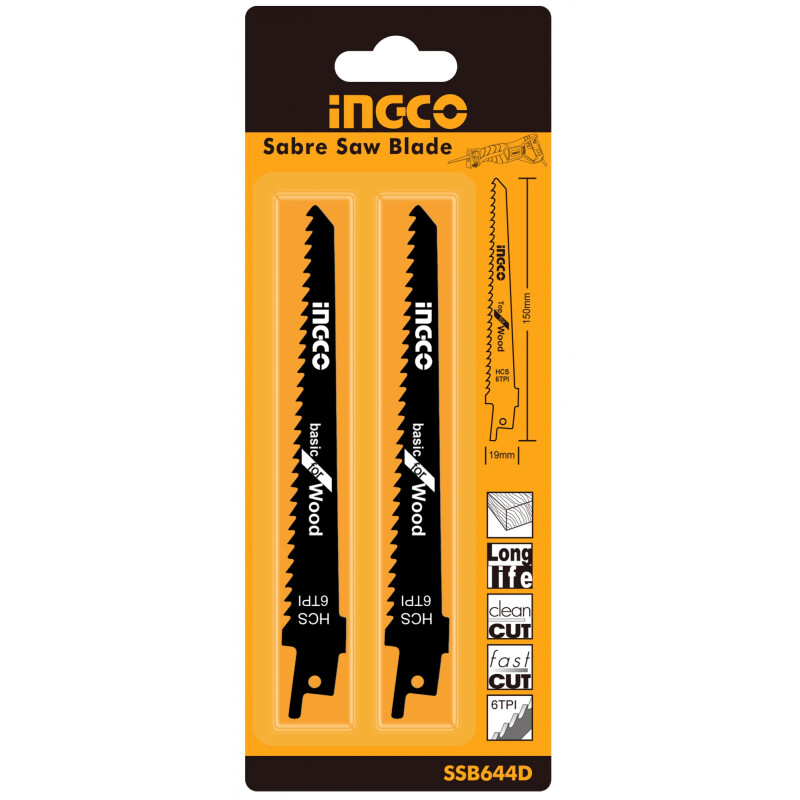 SIERRAS PARA SIERRA SABLE MADERA REPUESTO PACK X2 SSB644D SIERRAS PARA SIERRA SABLE MADERA REPUESTO PACK X2 SSB644D