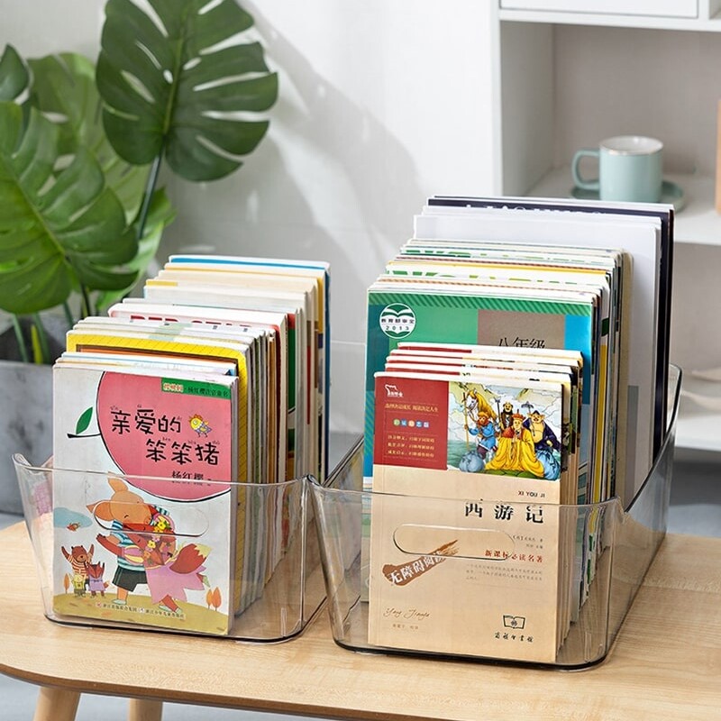 Cesto organizador transparente M