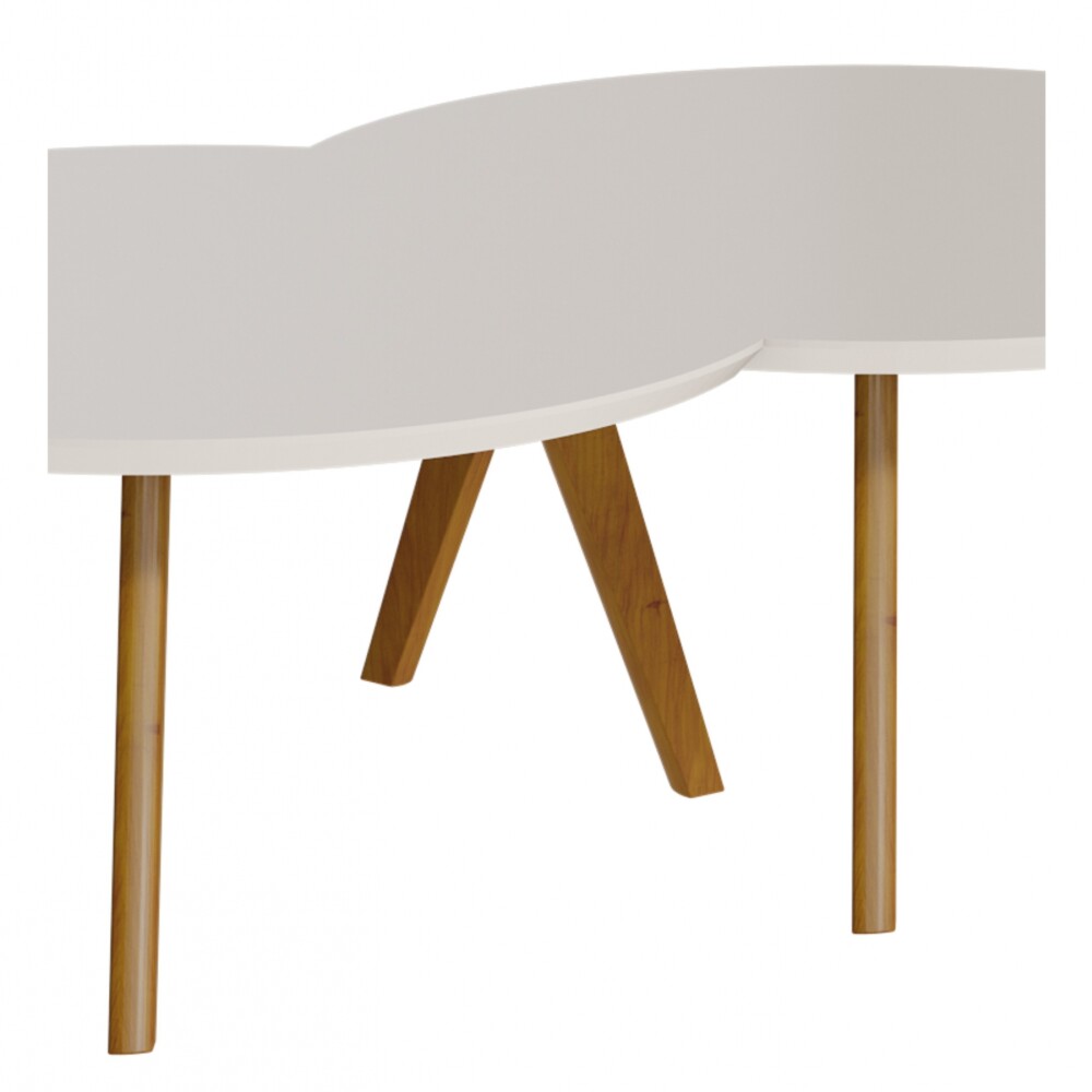 Mesa de Centro Classic - Luna - Conjunto - Línea Manhattan Blanco