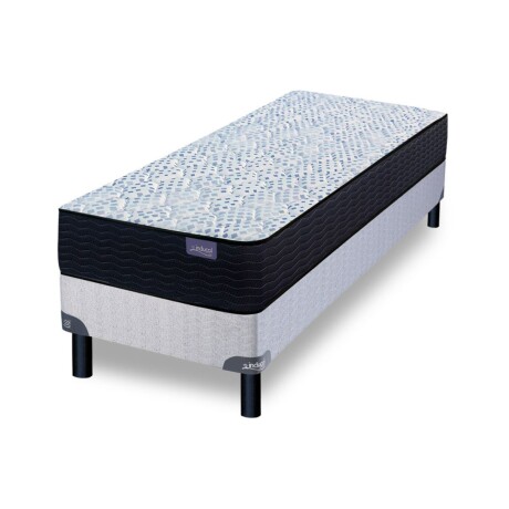 Conjunto Sommier Dorado Premium - 1 Plaza y media 1.10 x 1.90
