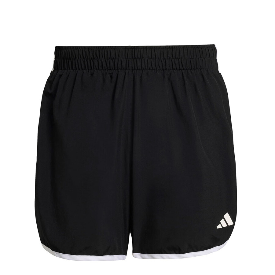 Short de Hombre Adidas Run Ess M20 M Negro - Blanco