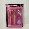 Set de Maquillaje de 6 Piezas con Brochas y Esponja N/a