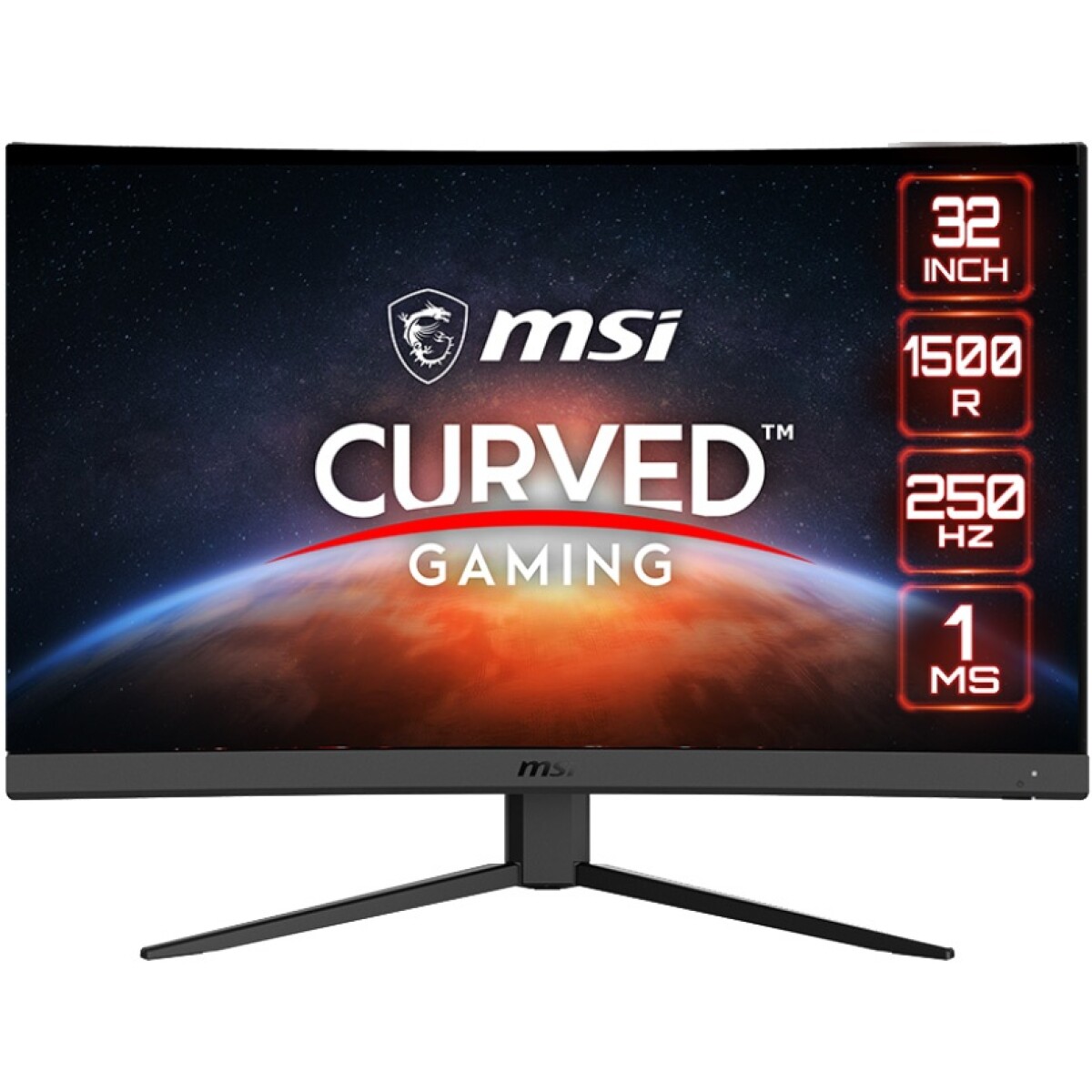 Monitor Gamer Msi 32" Curvo Fhd 1MS 250HZ 