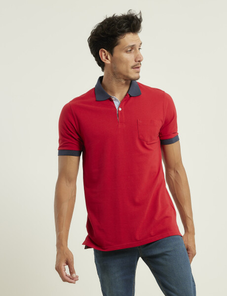 520303 REMERA NAVIGATOR Rojo Oscuro