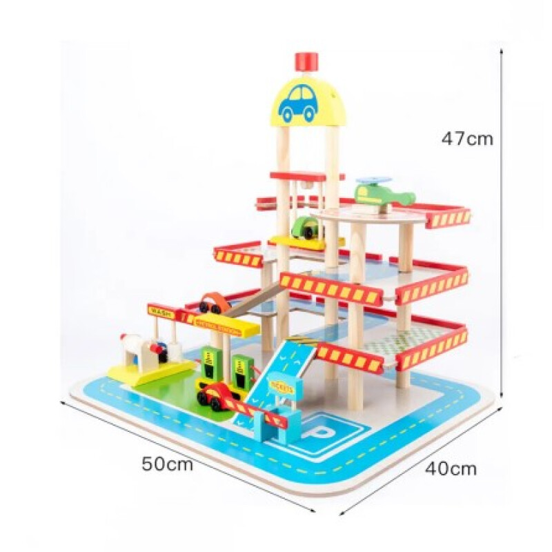 Juegos de madera estacionamiento super Unica