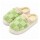 Pantufla de Felpa Super Abrigadas Antideslizante Unisex Verde Claro