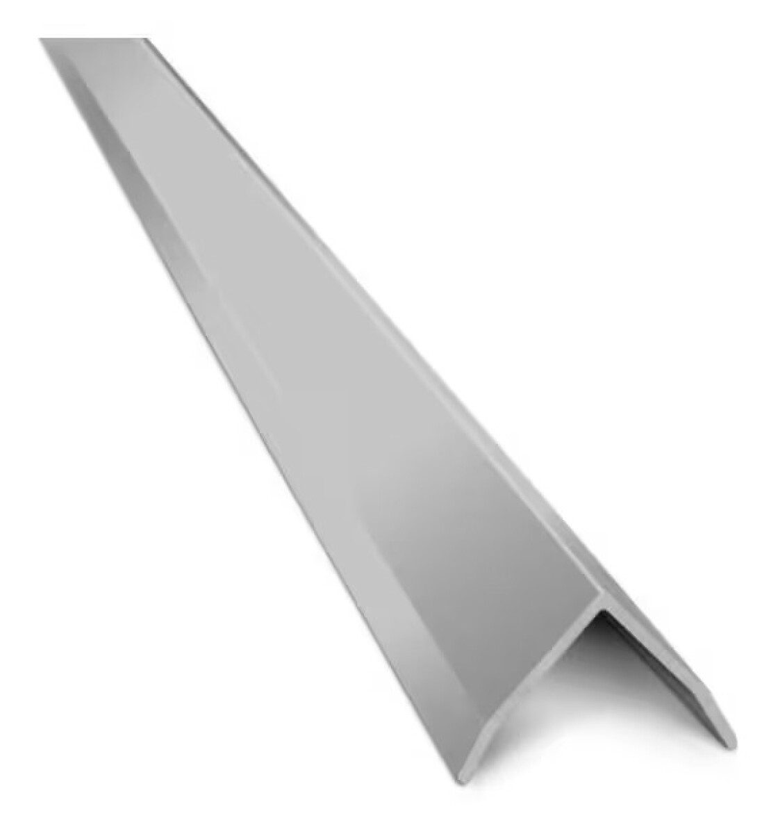 Aluminio Tapacanto 16x16mm 2.5mt Cromo Mate 