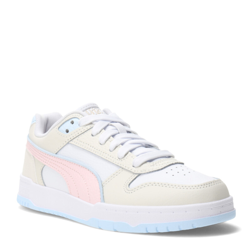 Championes de Mujer Puma RBD Game Low Blanco - Beige - Rosado