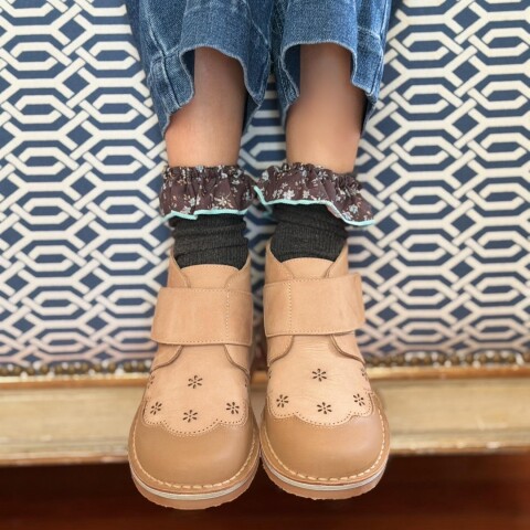 Bota Fleur Almendra