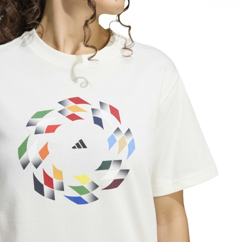 REMERA ADIDAS HOT Q2 Mujer KB7177 Blanco