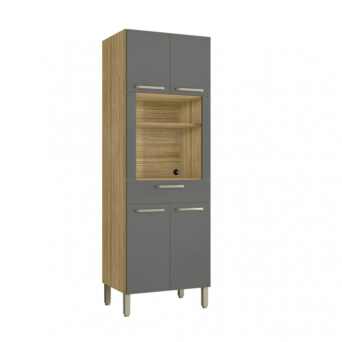 PARANA-MUEBLE PARA MICROONDAS AMETISTA FREIJO/GRIS 755-8977 