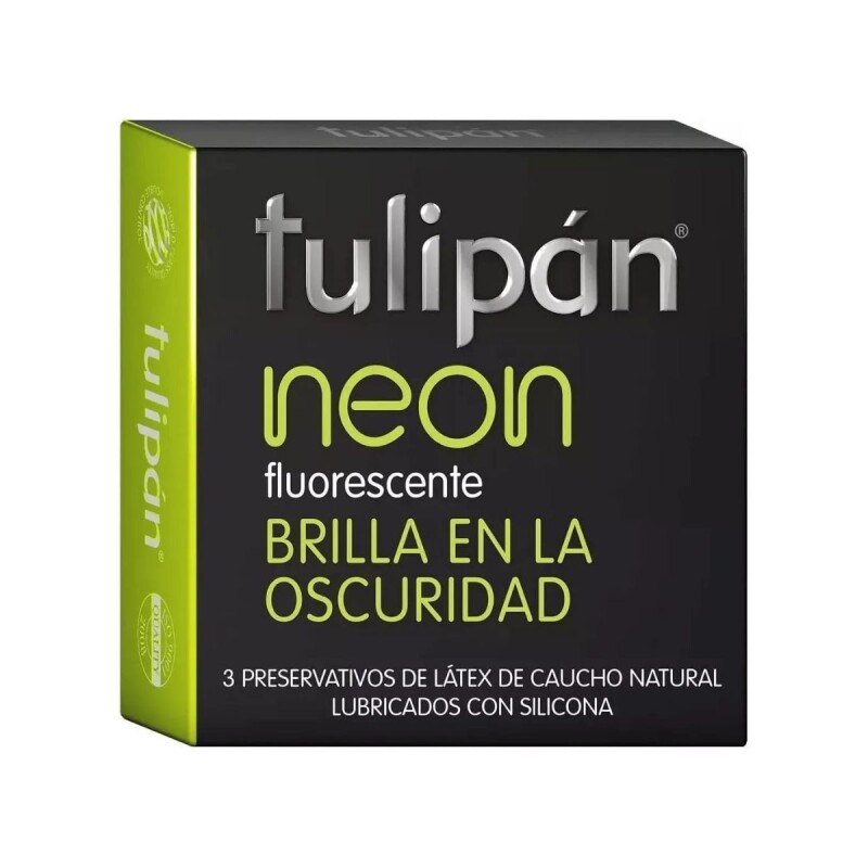 Preservativos Tulipán Neón X3 Preservativos Tulipán Neón X3