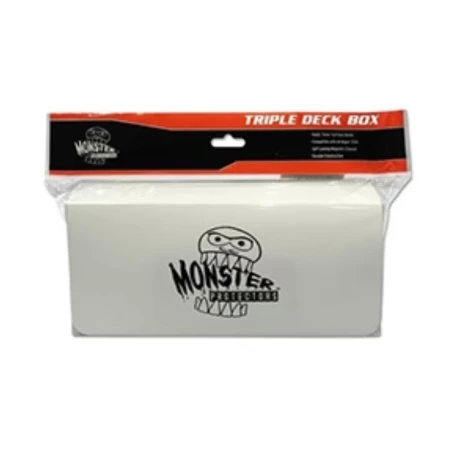 Monster Protectors - Triple Deck Box - White Monster Protectors - Triple Deck Box - White