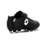 Lotto BOLOGNA Futbol cancha MD Teen - Negro/Blanco Negro-Blanco