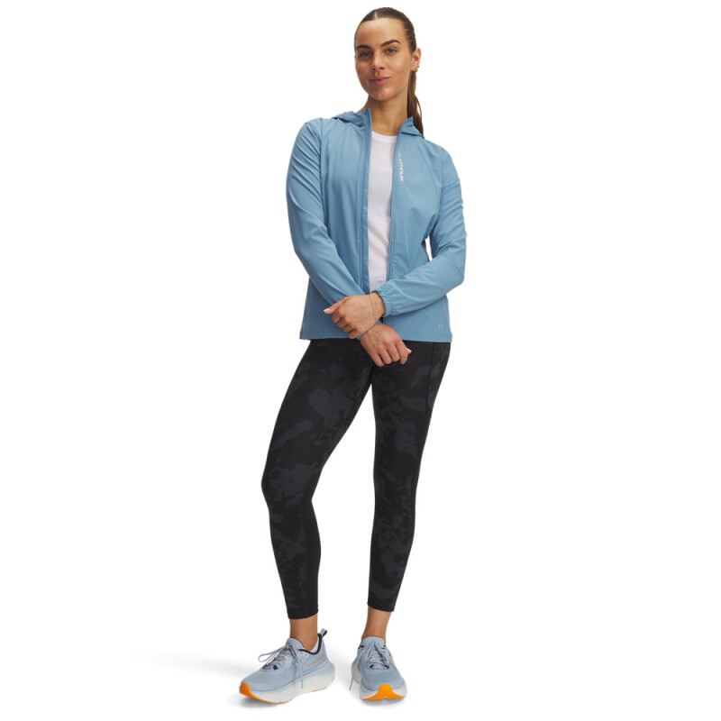 UA Launch Ankle Print Tights-BLU BLK-009
