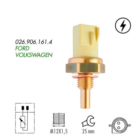 BULBO INTERRUPTOR - TEMP FO-VW LOGUS 12X1.5 BLANCO ELECTRO MTE BULBO INTERRUPTOR - TEMP FO-VW LOGUS 12X1.5 BLANCO ELECTRO MTE