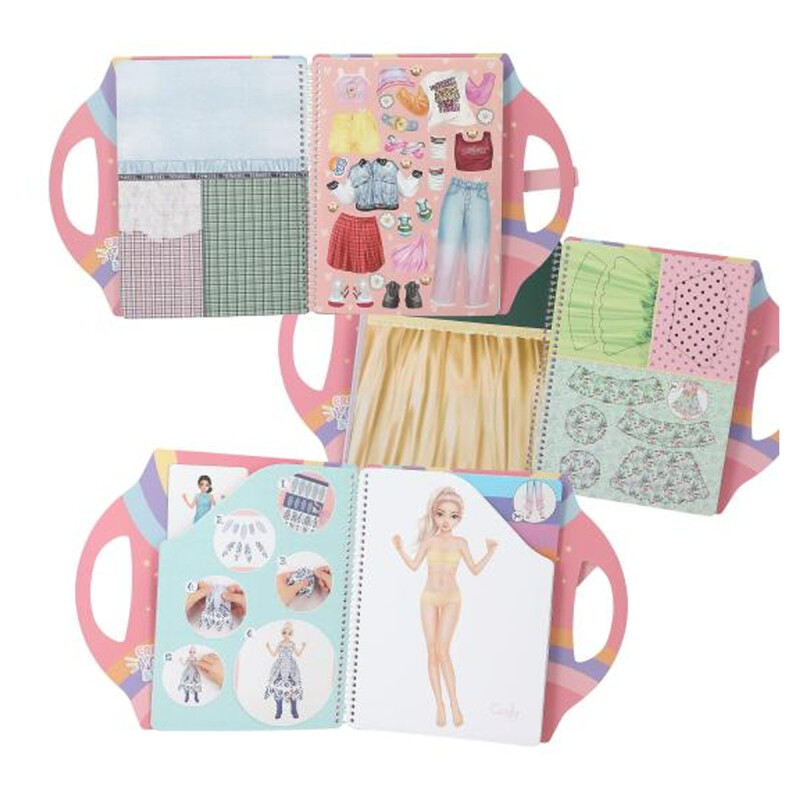 Cuaderno collage Dress me up Top Model Cuaderno collage Dress me up Top Model