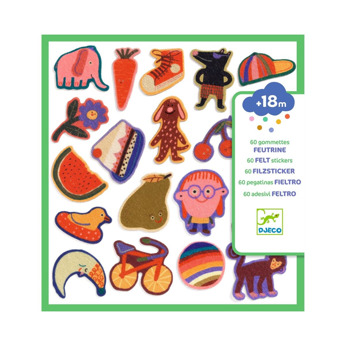Set x 60 stickers suaves y grandes - Funny ones 