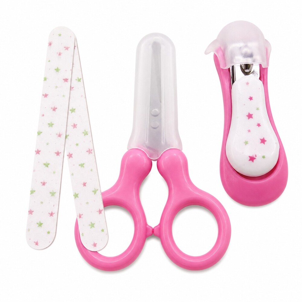 Set uñas cuidado manos P&F rosado
