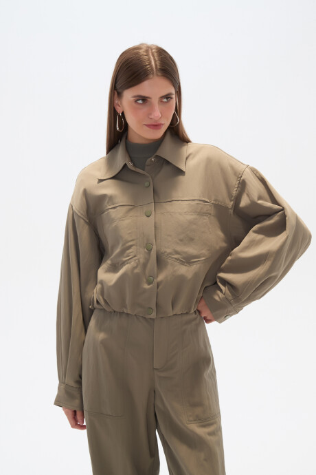 Campera Riuna Verde Oliva Claro