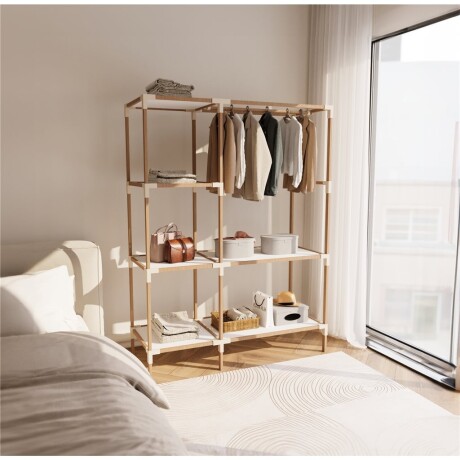 Organizador Perchero 623010 3 Niveles 155X47X111Cms Ub BEIGE