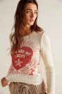 CAMISETA LUCKY LOCKET Marfil