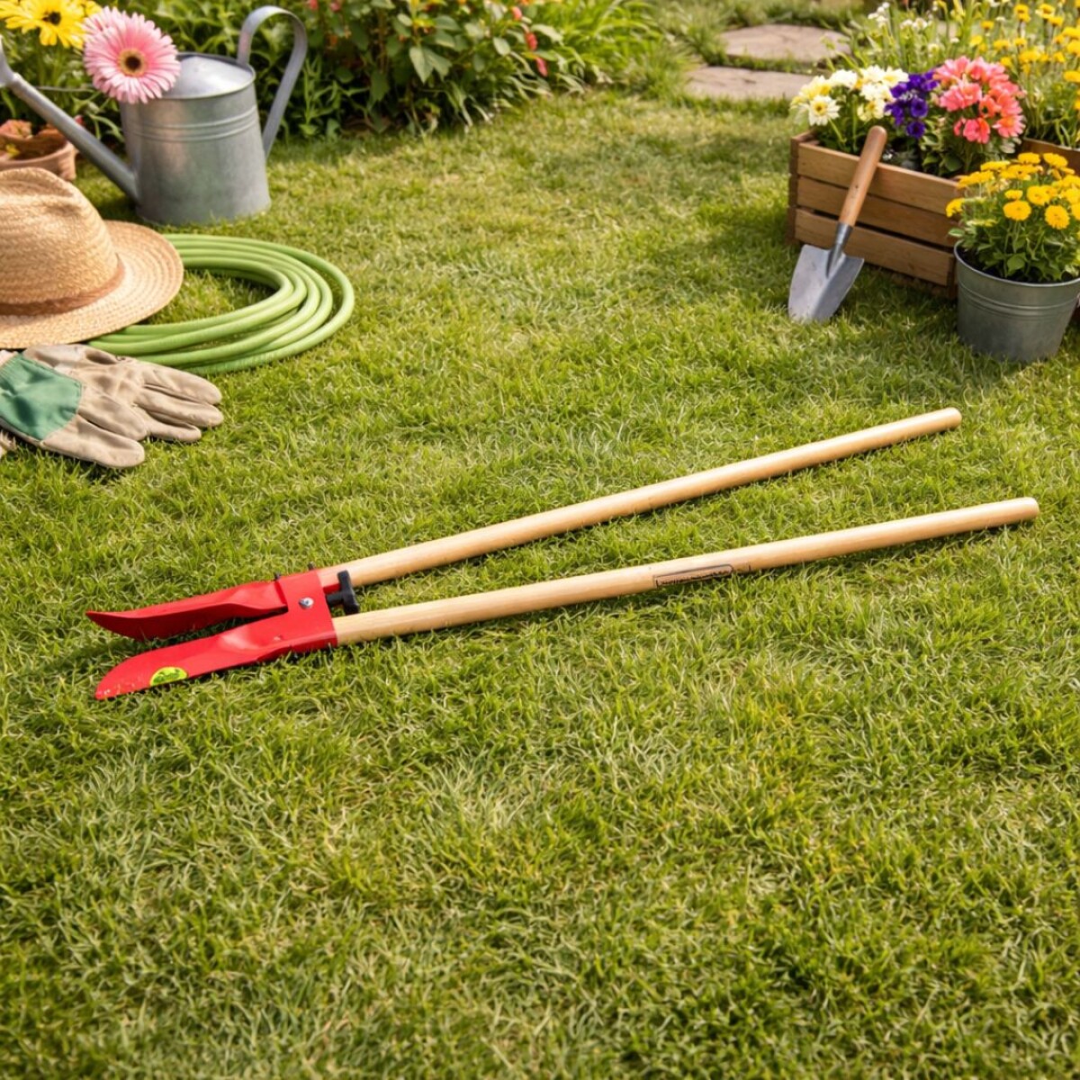 PALA POZO BRAZOS LARGOS 120CM TRAMONTINA - NARANJA 